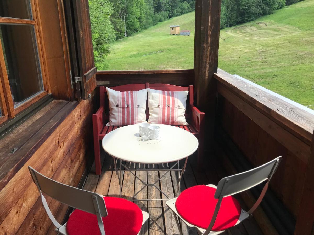 Ferienwohnung Morgentau Am Rande Der Wildnis Sibratsgfall Екстер'єр фото
