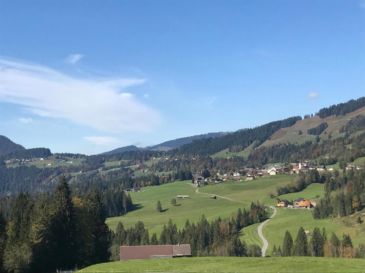 Ferienwohnung Morgentau Am Rande Der Wildnis Sibratsgfall Екстер'єр фото